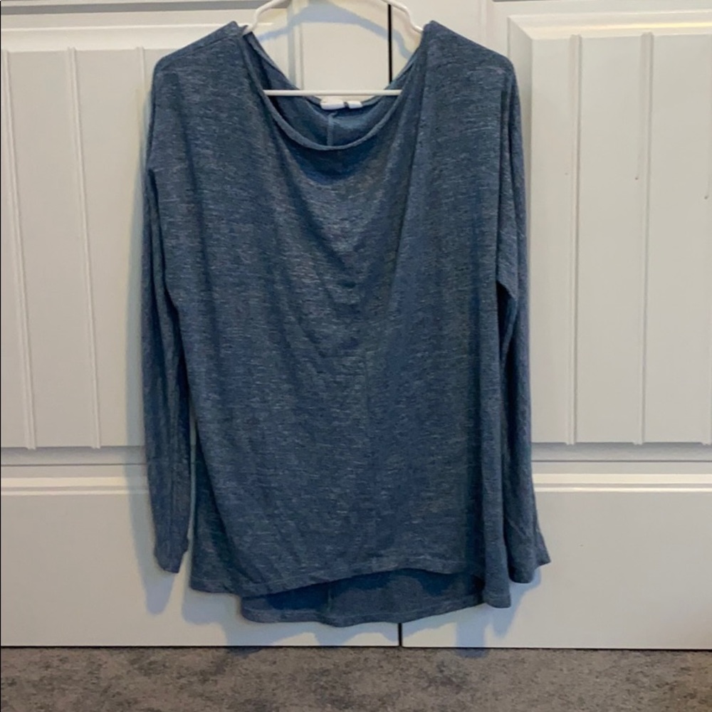 Loose fitting long sleeve shirt